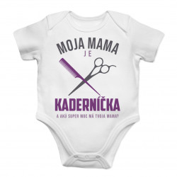 Moja mama je kaderníčka - body s potlačou
