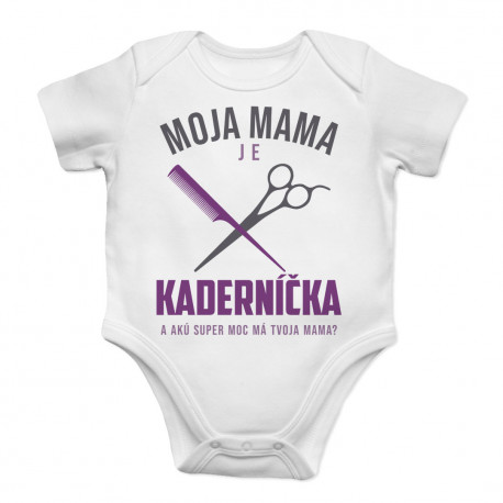 Moja mama je kaderníčka - body s potlačou
