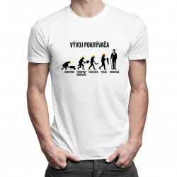 Vývoj pokrývača - pánske tričko s potlačou