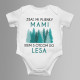 Zbaľ mi plienky, mami - idem s otcom do lesa - body s potlačou