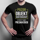 Pozor - objekt monitorovaný atraktívnou predavačkou - pánske tričko s potlačou