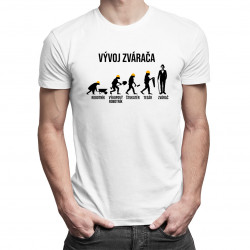 Vývoj zvárača - pánske tričko s potlačou