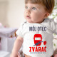 Môj otec je zvárač a akú super moc má tvoj? - body s potlačou