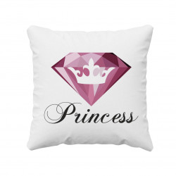 Princess - vankúš s potlačou