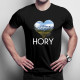 Hory - pánske tričko s potlačou