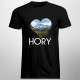 Hory - pánske tričko s potlačou