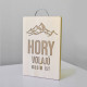 Hory volajú - musím ísť - doska na krájanie