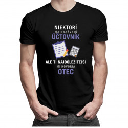 Niektorí ma nazývajú účtovník - pánske tričko s potlačou