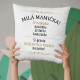 Milá mamička! - vankúš s potlačou
