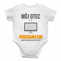 Môj otec je programátor - a akú super moc má Tvoj otec? - body s potlačou