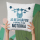 Ja nechrápem. Ja snívam, že som motorka - vankúš s potisk
