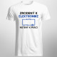 Zrodený k elektronike, nútený k práci - Pánske tričko s potlačou