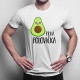 Prvá polovička v1 - Pánske tričko s potlačou
