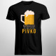 Na nádchu je najlepšie pivko - pánske tričko s potlačou