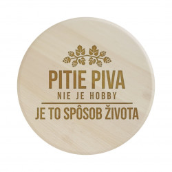 Pitie piva nie je hobby, je to spôsob života - servírovacia otočná doska