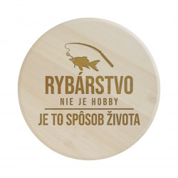 Rybárstvo nie je hobby, je to spôsob života - servírovacia otočná doska