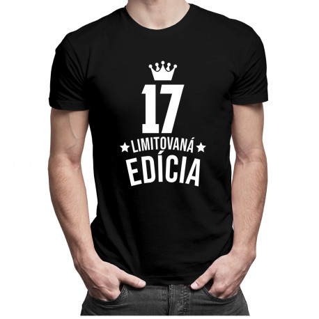 17 rokov Limitovaná edícia - pánske tričko s potlačou - darček k narodeninám