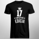 17 rokov Limitovaná edícia - pánske tričko s potlačou - darček k narodeninám