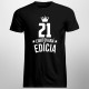 21 rokov Limitovaná edícia - pánske tričko s potlačou - darček k narodeninám
