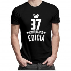 37 rokov Limitovaná edícia - pánske tričko s potlačou - darček k narodeninám