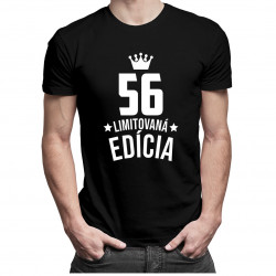 56 rokov Limitovaná edícia - pánske tričko s potlačou - darček k narodeninám