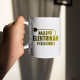 Najlepší elektrikár v celej obci - keramický hrnček s potlačou