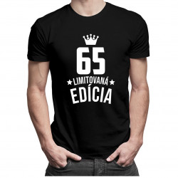65 rokov Limitovaná edícia - pánske tričko s potlačou - darček k narodeninám