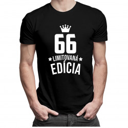 66 rokov Limitovaná edícia - pánske tričko s potlačou - darček k narodeninám
