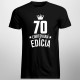 70 rokov Limitovaná edícia - pánske tričko s potlačou - darček k narodeninám