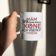 Všetci sa rodia rovnakí - včelár - keramický hrnček s potlačou