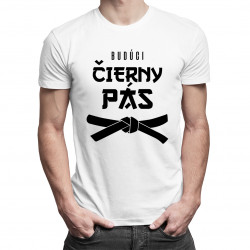 Budúci čierny pás - pánske tričko s potlačou