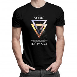 Som vodič - niekedy to nie je jednoduché - pánske tričko s potlačou