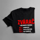 Zvárač - hodinová sadzba - pánske tričko s potlačou