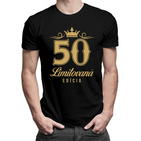 50 rokov - limitovaná edícia - pánske tričko s potlačou