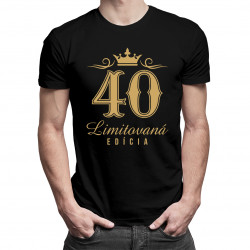 40 rokov - Limitovaná edícia - pánske tričko s potlačou