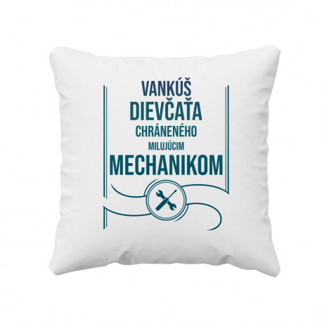 Vankúš dievčaťa chráneného - vankúš pre potisk
