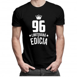 96 rokov Limitovaná edícia - pánske tričko s potlačou - darček k narodeninám