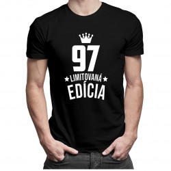 97 rokov Limitovaná edícia - pánske tričko s potlačou - darček k narodeninám