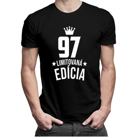 97 rokov Limitovaná edícia - pánske tričko s potlačou - darček k narodeninám