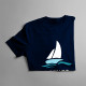 Born to sail - pánske tričko s potlačou
