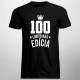100 rokov Limitovaná edícia - pánske tričko s potlačou - darček k narodeninám