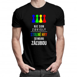 Stolné hry sú mojou záľubou - pánske tričko s potlačou