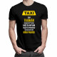 Som taxikár, neviem byť ticho - pánske tričko s potlačou