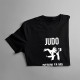 Judo - dotkni sa ma a prvá lekcia bude zadarmo - pánske tričko s potlačou