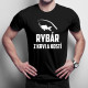 Rybár z krvi a kostí - pánske tričko s potlačou