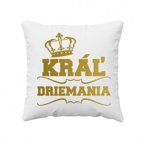 Kráľ driemania - vankúš s potlačou