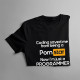 Coding saved me from being a pornstar, now i'm just a programmer - pánske tričko s potlačou