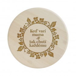 Keď varí mama, tak chutí každému - servírovacia otočná doska