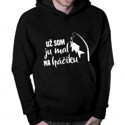 Už som ju mal na háčiku - pánska mikina s potlačou