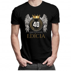 Limitovaná edícia 40 rokov - pánske tričko s potlačou